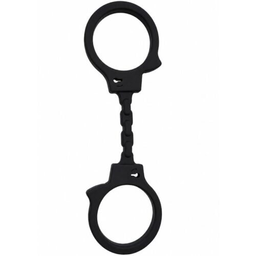 DIABLO PICANTE - SILICONE HANDCUFFS BLACK